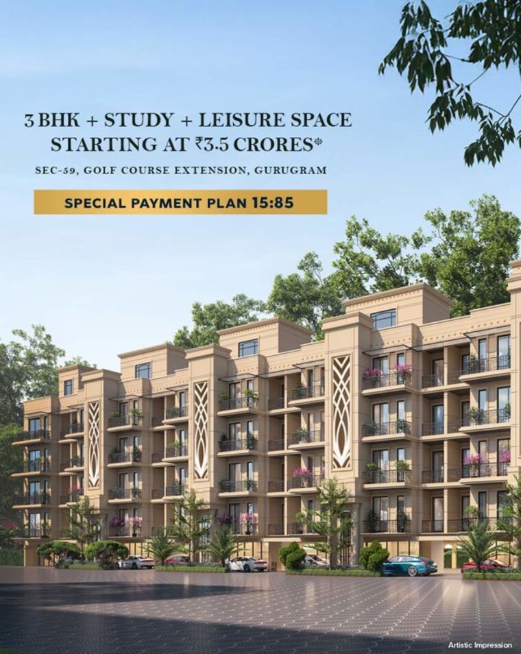 Exterior View, paras-the-florett-enqlave 3 Bedroom 1750 Sq.Ft. Apartment In Sector 59 Gurgaon 10102681