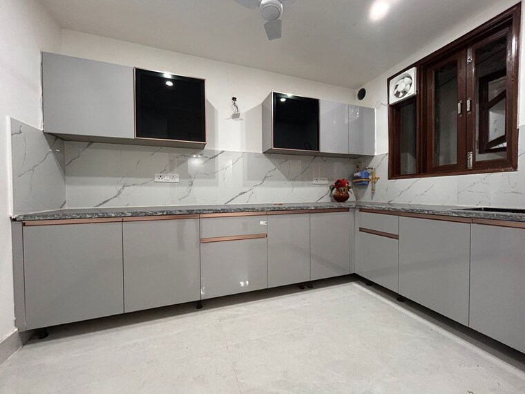 Kitchen, palm-residency-chhatarpur 3 Bedroom 1400 Sq.Ft. Builder Floor In Chattarpur Delhi 10102700