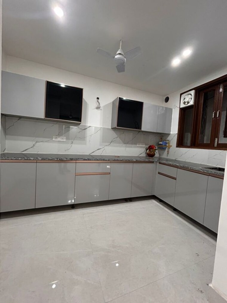 Kitchen, palm-residency-chhatarpur 3 Bedroom 1400 Sq.Ft. Builder Floor In Chattarpur Delhi 10102700
