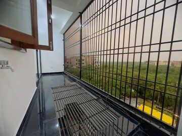 Balcony in 2 BHK Builder Floor at Palm Residency Chhatarpur, Chattarpur – for Rent