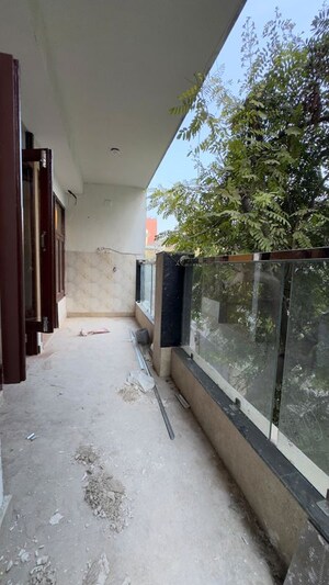 Balcony in 3 BHK Builder Floor at Palm Residency Chhatarpur, Chattarpur – for Rent