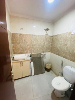 Bathroom in 3 BHK Builder Floor at Saket – for Rent