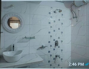 Bathroom in 3 BHK Apartment at Kamla Airbus, Andheri East – for Rent