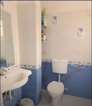 Bathroom in 2 BHK Apartment at Kohinoor Zen Estate, Kharadi – for Rent