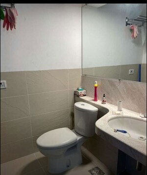 Bathroom in 2 BHK Apartment at Shubh Shagun, Kharadi – for Rent