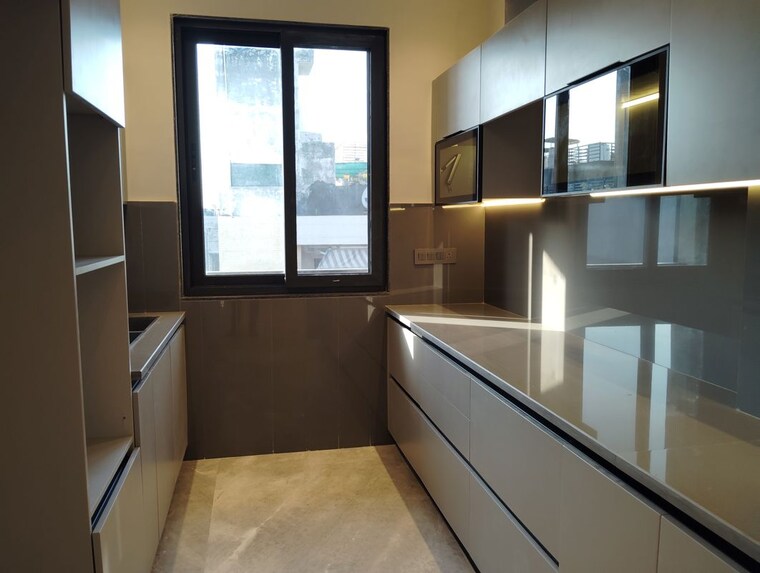 Kitchen, east of kailash 3 Bedroom 1250 Sq.Ft. Builder Floor In East Of Kailash Delhi 10071828