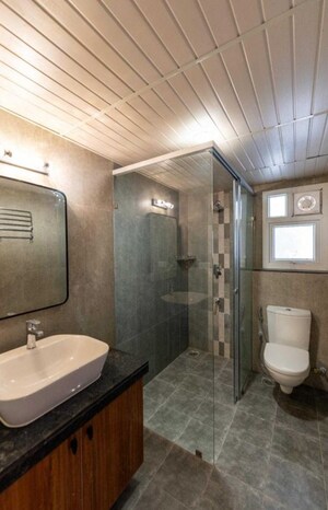 Bathroom in 3 BHK Apartment at Prestige Tranquil, Kokapet – for Rent