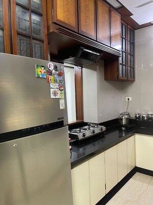 Kitchen in 3 BHK Apartment at Patrawala Building, Kalbadevi – for Rent