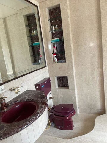 Washroom in 3 BHK Apartment at Gamdevi – for Rent