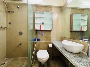 Bathroom in 4 BHK Apartment at Darshan Rico, Lower Parel – for Rent