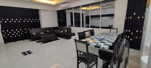 Dining area in 3 BHK Apartment at Madanpura – for Rent