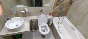 Bathroom in 3 BHK Apartment at Madanpura – for Rent