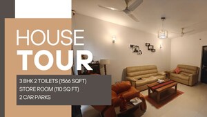 Living Room in 3 BHK Apartment at ABA Orange County, Ahinsa Khand 1 – for Sale