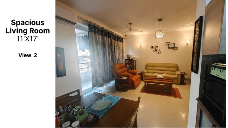 Living Room, aba-orange-county 3 Bedroom 1566 Sq.Ft. Apartment In Ahinsa Khand 1 Ghaziabad 10101711