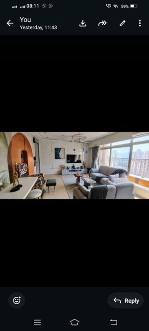 Team Area in 2 BHK Apartment at Hiranandani Skylark Enclave, Ghodbunder Road – for Rent