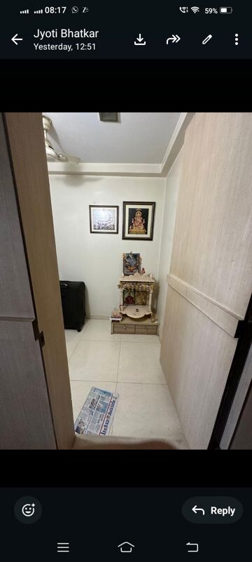 Kitchen in 2.5 BHK Apartment at Hiranandani Estate, Ghodbunder Road – for Rent