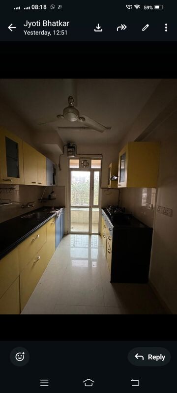 Kitchen in 2.5 BHK Apartment at Hiranandani Estate, Ghodbunder Road – for Rent