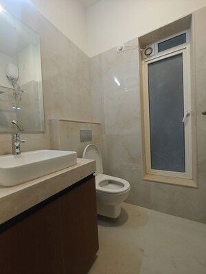 Bathroom in 3 BHK Apartment at Seawoods – for Rent