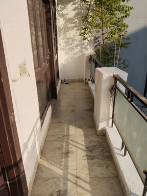 Balcony in 3 BHK Builder Floor at Greater Kailash I – for Rent