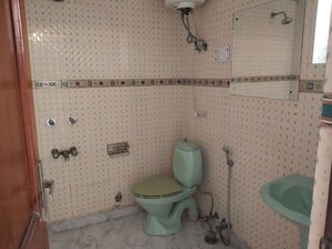 Bathroom in 3 BHK Builder Floor at Greater Kailash I – for Rent