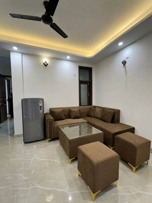 Living Room in 2 BHK Builder Floor at Chattarpur – for Rent