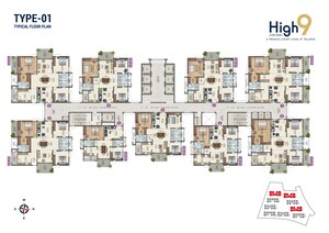 Master Plan in 3 BHK Apartment at Anvita High 9, Kollur – for Sale