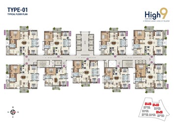 Master Plan in 3 BHK Apartment at Anvita High 9, Kollur – for Sale