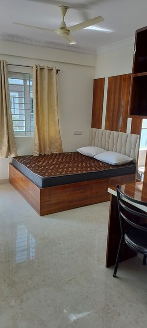 Bedroom in 1 BHK Builder Floor at Happy Homes BTM Layout, Btm Layout – for Rent