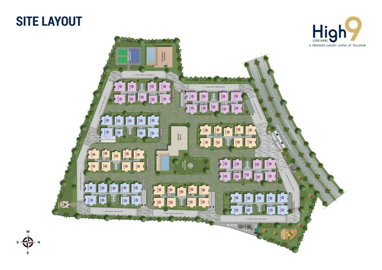 Master Plan, anvita-high-9 4 Bedroom 2900 Sq.Ft. Apartment In Kollur Hyderabad 10103295