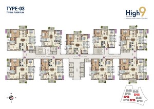 Master Plan in 4 BHK Apartment at Anvita High 9, Kollur – for Sale