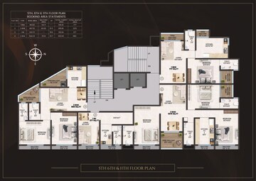 Floor Plan in 1 BHK Apartment at Swapan Swami, Dombivli East – for Sale