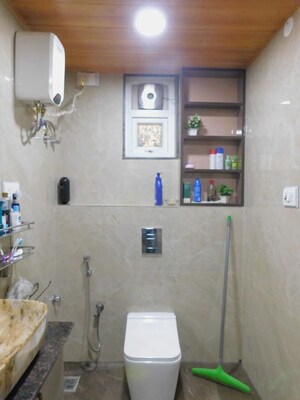 Bathroom in 3 BHK Apartment at Raasi Aspire, Madhapur – for Rent