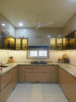 Kitchen in 3 BHK Apartment at Raasi Aspire, Madhapur – for Rent