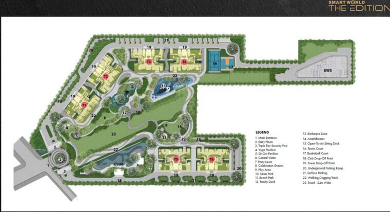 Master Plan, smart-world-the-edition 3.5 Bedroom 3035 Sq.Ft. Apartment In Sector 66 Gurgaon 10103500