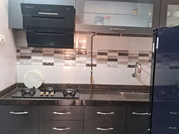 Kitchen in 1 BHK Apartment at Silver Icon, Ghansoli – for Rent