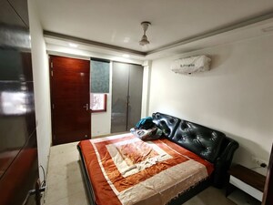 Bedroom in 3 BHK Builder Floor at Rajouri Garden – for Rent