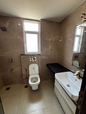 Bathroom in 3 BHK Apartment at Smart World Orchard, Sector 61 – for Rent