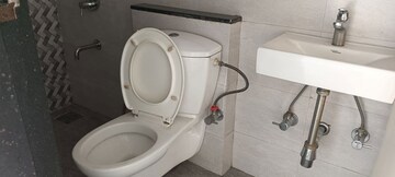 Bathroom in 3 BHK Apartment at Mahavir Square, Manpada – for Rent