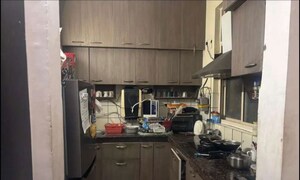 Kitchen in 3 BHK Apartment at Shalimar Emerald, Butler Colony – for Rent