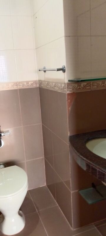 Bathroom in 3 BHK Apartment at Samartha Aangan, Andheri West – for Rent
