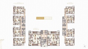 Master Plan in 3 BHK Apartment at The Trilight, Kokapet – for Sale