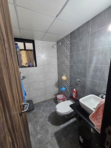 Bathroom in 2 BHK Apartment at Paranjape Broadway, Wakad – for Rent