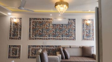 Living Room in 3 BHK Apartment at Omaxe The Palace, Gomti Nagar – for Rent