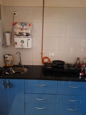 Kitchen in 1 BHK Apartment at Paranjape Blue Ridge, Hinjewadi – for Rent