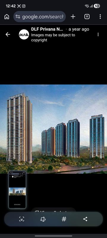 4 BHK + Pooja Room,Study Room,Extra Room Apartment For Sale in DLF Privana South