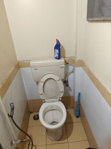 Bathroom in 1 BHK Apartment at Fam CHS, Kopar Khairane – for Rent