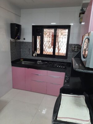 Kitchen in 1 BHK Apartment at Suraj Heights Goregaon, Goregaon East – for Rent
