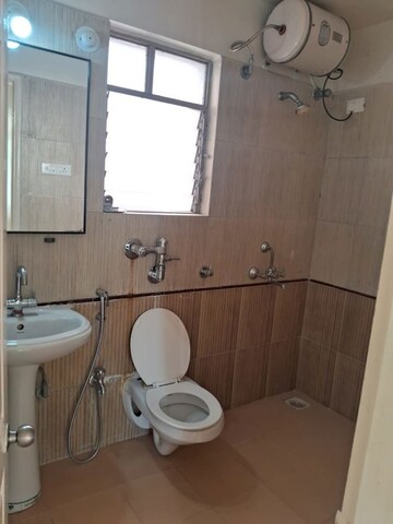 Bathroom in 3 BHK Apartment at Fortaleza CHSL, Kalyani Nagar – for Rent