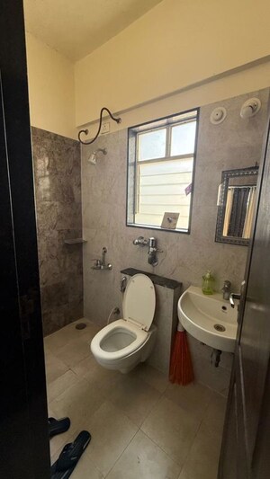 Bathroom in 2 BHK Apartment at Nyati Elan, Wagholi – for Rent