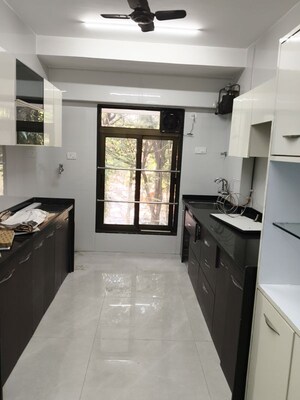 Kitchen in 3 BHK Apartment at Vile Parle West – for Rent